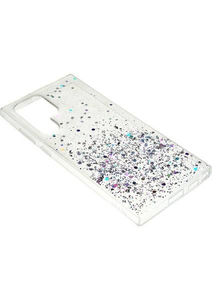 Samsung Galaxy S22 Ultra 5g Arka Kapak, Starry Sky Sparkle Epoksi Telefon Kılıfı Yumuşak Tpu Koruyucu Kabuk (Yurt Dışından)