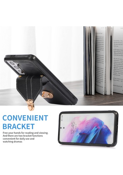 Samsung Galaxy S22 5g Kart Tutucu Kickstand Pu Deri+Tpu Telefon Kapağı (Yurt Dışından) modelleri