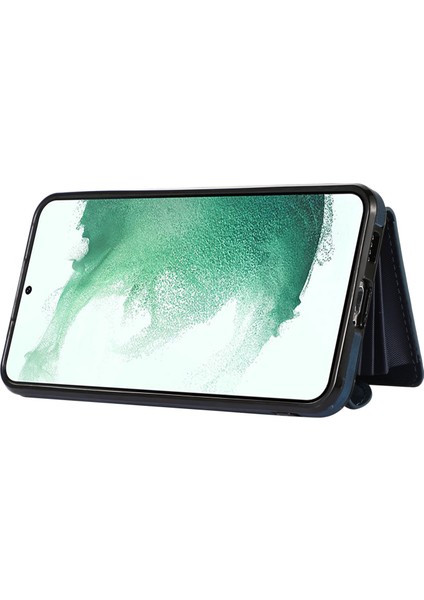 Samsung Galaxy S22 5g Telefon Vaka Kickstand Rfıd Engelleme Kart Çantası Pu Deri+Tpu Kapak (Yurt Dışından) fiyatları
