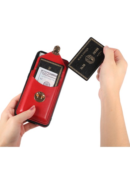 Samsung Galaxy S22 5g Kart Tutucu Kickstand Pu Deri+Tpu Telefon Kapağı (Yurt Dışından) fiyatları