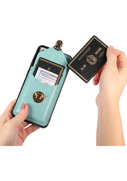 Samsung Galaxy S22 5g Kart Tutucu Kickstand Pu Deri+Tpu Telefon Kapağı (Yurt Dışından) fiyatları