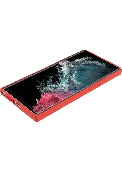 Samsung Galaxy S22 Ultra 5g Tpu Slip Anti-Slip Kauçuk Telefon Kılıfı Fiber Astar Kamera Lens Koruyucu Kapak (Yurt Dışından) fırsatları