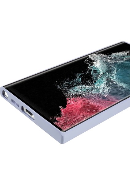 Samsung Galaxy S22 Ultra 5g Tpu Slip Anti-Slip Kauçuk Telefon Kılıfı Fiber Astar Kamera Lens Koruyucu Kapak (Yurt Dışından) indirimleri