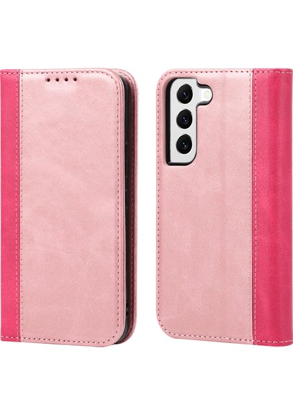 Samsung Galaxy S22 5g Pu Deri Telefon Kılıfı Iki Renk Ekleme Cüzdan Telefon Stand Kapağı (Yurt Dışından) fiyatları