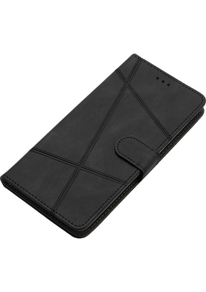 Samsung Galaxy S22 Ultra 5g Pu Deri Deri Flip Telefon Kılıfı Baskalı Çizgiler Stand Manyetik Toka Cüzdan Kapağı Kayış (Yurt Dışından) fiyatları
