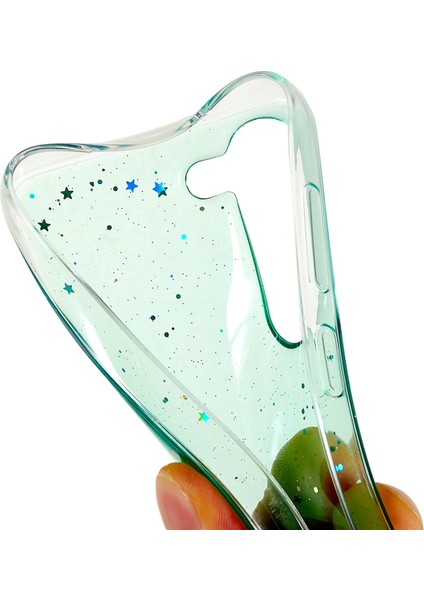 Samsung Galaxy S22 Plus 5g Starry Sky Sparkle Epoksi Telefon Kılıfı Şok Geçirmez Yumuşak Tpu Koruyucu Arka Kapak (Yurt Dışından) modelleri