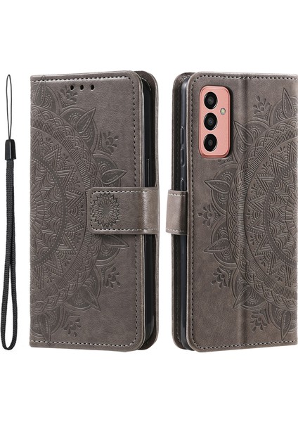 Samsung Galaxy M14 5g Cüzdan Stand Flip Cover Mandala Çiçek Deseni Deri Telefon Kılıfı (Yurt Dışından) fiyatları