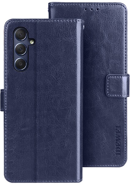 Samsung Galaxy M54 5g Çizelge Karşıtı Deri Telefon Kılıfı Cüzdan Stand Telefon Kapağı (Yurt Dışından)