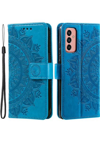 Samsung Galaxy M14 5g Cüzdan Stand Flip Cover Mandala Çiçek Deseni Deri Telefon Kılıfı (Yurt Dışından) fiyatları