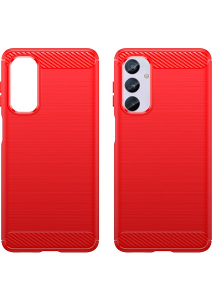 Samsung Galaxy M54 Fırçalı Kabuk 5g Karbon Fiber Doku Telefon Vaka Telefon Tpu Kapak (Yurt Dışından) modelleri