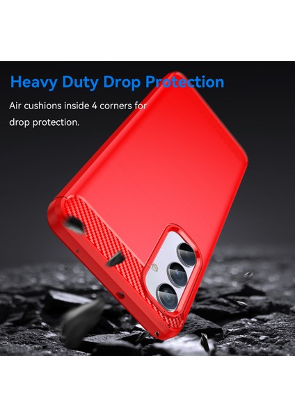 Samsung Galaxy M54 Fırçalı Kabuk 5g Karbon Fiber Doku Telefon Vaka Telefon Tpu Kapak (Yurt Dışından) fırsatları