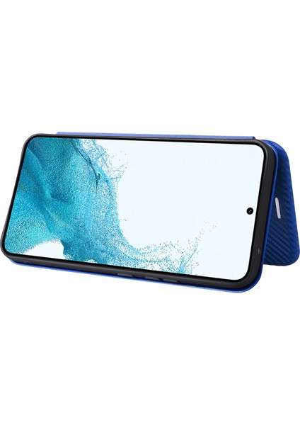 Samsung Galaxy M14 5g Deri Anti-Drop Kapak Karbon Fiber Doku Telefon Stand Stand Kart Tutucu (Yurt Dışından) fırsatları