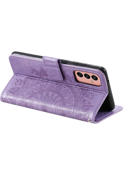 Samsung Galaxy M14 5g Cüzdan Stand Flip Cover Mandala Çiçek Deseni Deri Telefon Kılıfı (Yurt Dışından) fırsatları