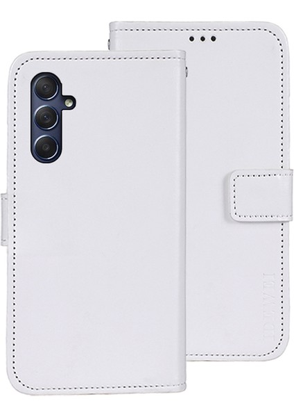 Samsung Galaxy M54 5g Çizelge Karşıtı Deri Telefon Kılıfı Cüzdan Stand Telefon Kapağı (Yurt Dışından)