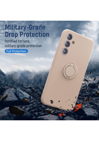 Galaxy A54 5g Kickstand Sıvı Silikon Telefon Kılıfı 2.5d Ark Kenar Temperli Cam Ekran Film (Yurt Dışından) fırsatları