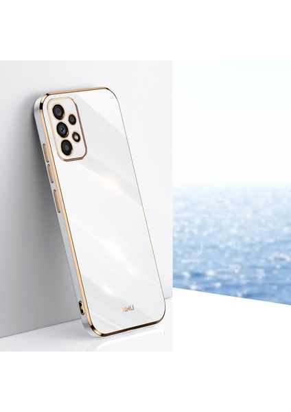 Samsung Galaxy A33 5g Ince Telefon Kılıfı Elektrokaplama Altın Kenar Kıvlatıcı Anti-Çizelge Tpu Cep Telefonu Kapağı (Yurt Dışından) fırsatları