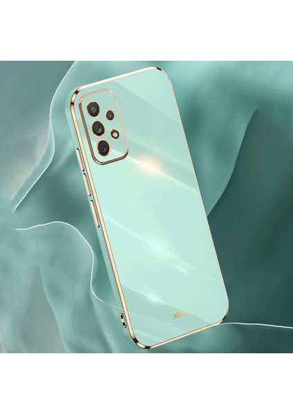 Samsung Galaxy A33 5g Ince Telefon Kılıfı Elektrokaplama Altın Kenar Kıvlatıcı Anti-Çizelge Tpu Cep Telefonu Kapağı (Yurt Dışından) fiyatları