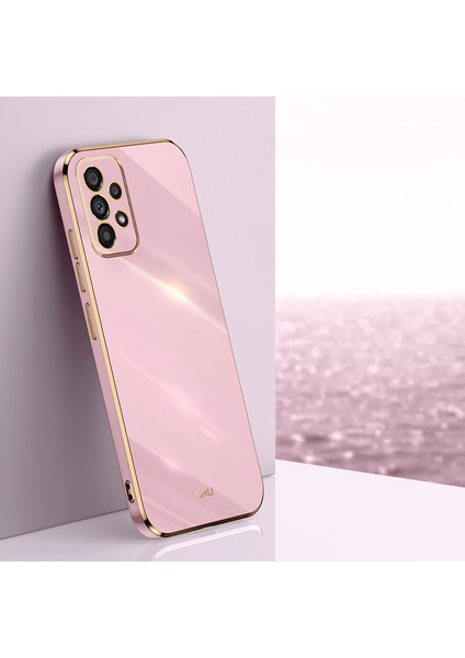 Samsung Galaxy A33 5g Ince Telefon Kılıfı Elektrokaplama Altın Kenar Kıvlatıcı Anti-Çizelge Tpu Cep Telefonu Kapağı (Yurt Dışından) fırsatları