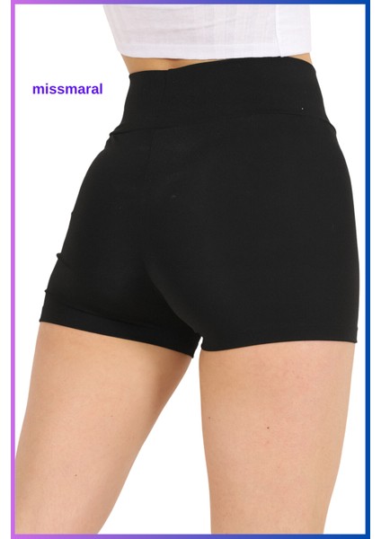 Missmaral Kadın Siyah Deniz Havuz Şortu Yüksek Bel Mevsimlik Günlük Kullanıma Uygun 1080 modelleri