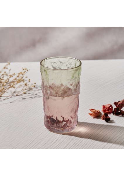 Glacier Tekli Meşrubat Bardağı Kırmızı Yeşil 383 ml fiyatları