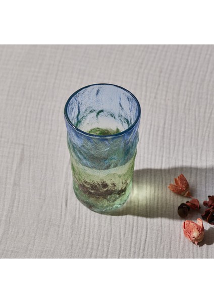Glacier Tekli Meşrubat Bardağı Mavi Yeşil 383 ml fiyatları