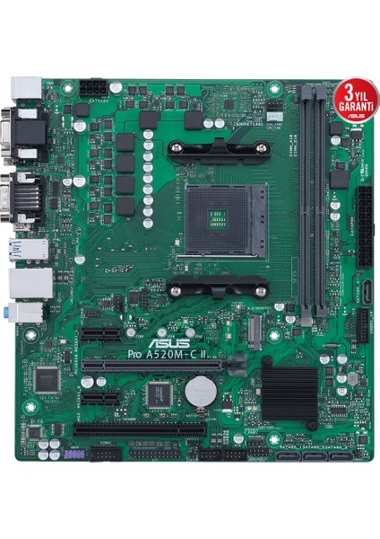 Pro A520M-C Iı/Csm Amd A520 Am4 DDR4 4600 Dp Hdmı Dvı Vga M2 Usb3.2 Com Pcı Tpm Matx (Pro A520M-C Iı/Csm) Anakart modelleri