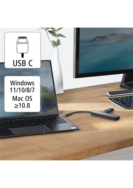 Usb-C Hub, 5 Ports, 3 x Usb-A, Usb-C, Hdmı™