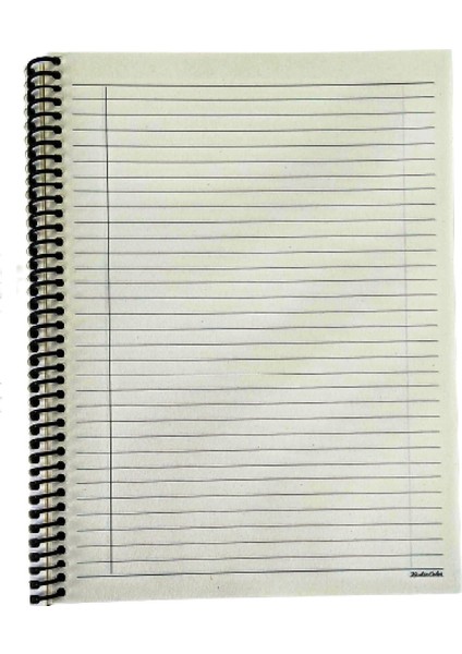 Hisli Şeyler Defter 18,5*25 80 Yp. Spiralli Çizgili Karton Kapak Hafif Kağıt Stickerli