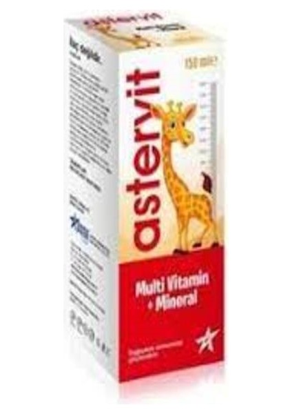 Astervit Multivitamin + Mineral Şurup 150 ml
