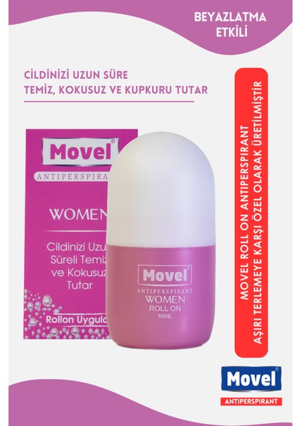 Antiperspirant Roll On El Ayak Koltukaltı Ter ve Women 50ML