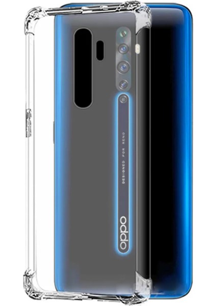 Caseworld Oppo Reno 2z Kapak Airbag Antishock Köşe Korumalı Şeffaf Silikon Kılıf