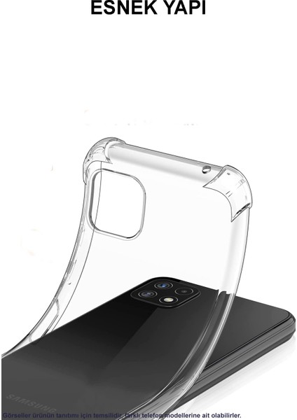 Caseworld Oppo Reno 2z Kapak Airbag Antishock Köşe Korumalı Şeffaf Silikon Kılıf