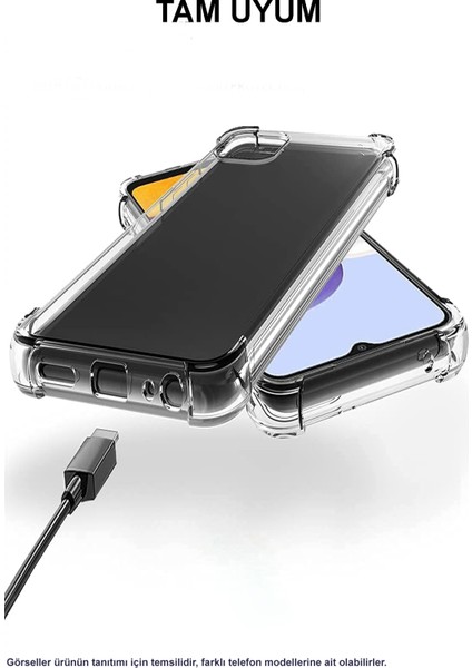 Caseworld Oppo Reno 2z Kapak Airbag Antishock Köşe Korumalı Şeffaf Silikon Kılıf