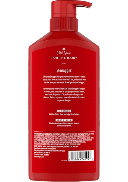 Swagger 2'si 1 Arada Şampuan ve Saç Kremi 650ML