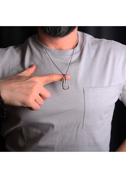 925 Ayar Gümüş Akrep Kolyesi