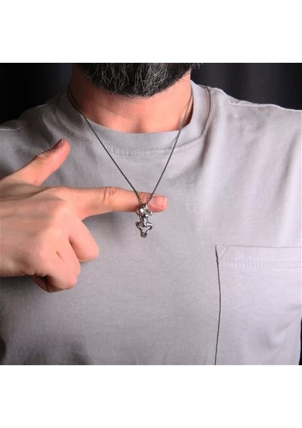 925 Ayar Gümüş Erkek Kolye fırsatları