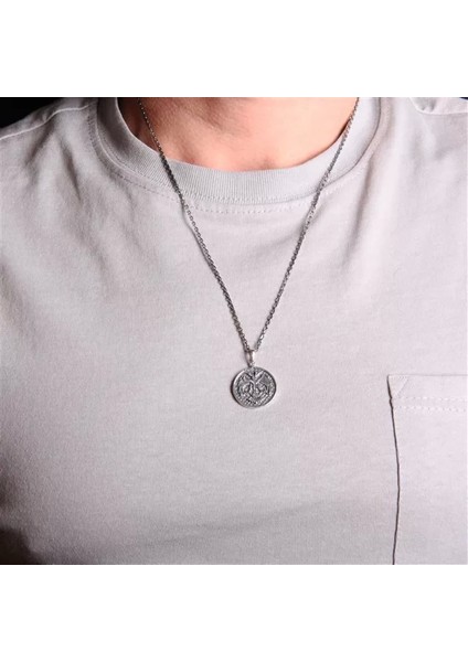 925 Ayar Gümüş Selçuklu Kartalı Erkek Kolye modelleri