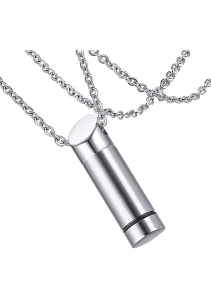 Su Geçirmez Paslanmaz Çelik Urn Tüp Keepsake Kolye ile Zincir Kolye (Yurt Dışından)