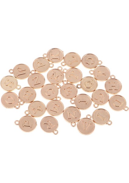 Dıy Takı Aksesuarları Vintage Tasarım Alaşım Alfabe Kolye Altın (Yurt Dışından) fiyatları