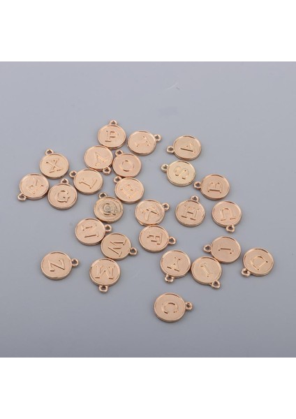 Dıy Takı Aksesuarları Vintage Tasarım Alaşım Alfabe Kolye Altın (Yurt Dışından) indirimleri