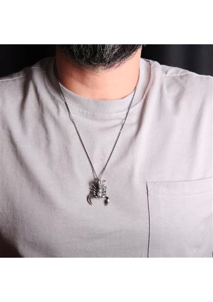 925 Ayar Gümüş Akrep Kolye fırsatları