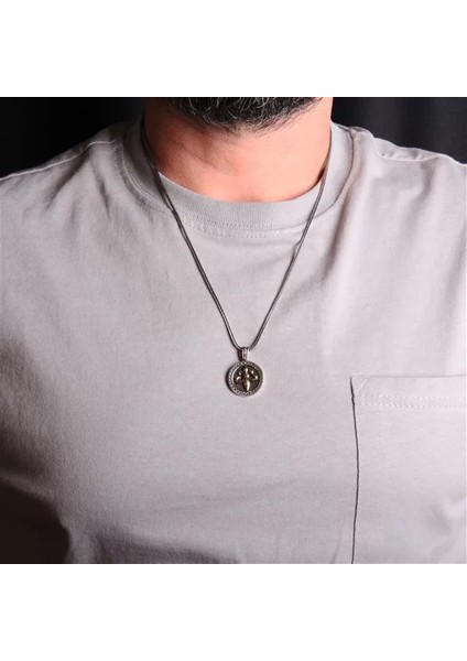 925 Ayar Gümüş Zambak Model Erkek Kolye fiyatları