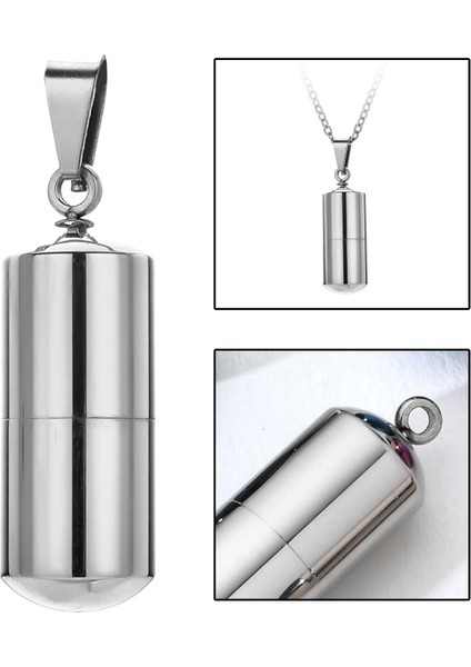 4pcs Erkekler Açılabilir Hap Kolye Kremasyonu Urn Keychain Ashes Tutucu Hatırası (Yurt Dışından) indirimleri