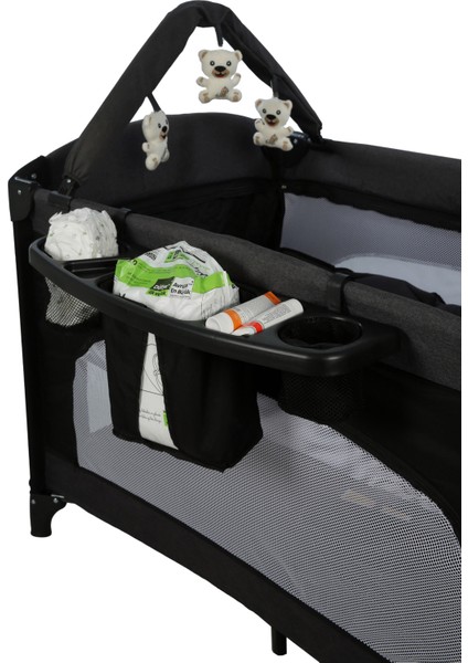 Karolin 4 In 1 Lüx Anne Yanı Oyun Park Yatak 70 x 110 cm + Yatak modelleri
