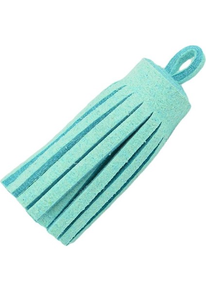 Kadife Püskül Kolye Aqua (Yurt Dışından) indirimleri