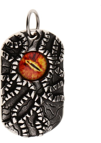 Kadın Erkek Paslanmaz Çelik Nazar Köpek Etiketi Kolye Dıy Kolye Takı Için (Yurt Dışından)