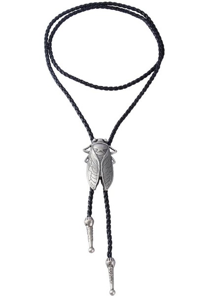 Bolo Kravat Gömlek Zincir Yaka Gömlek Kolye Erkekler Için Yapay Inek Derisi Halat (Yurt Dışından)