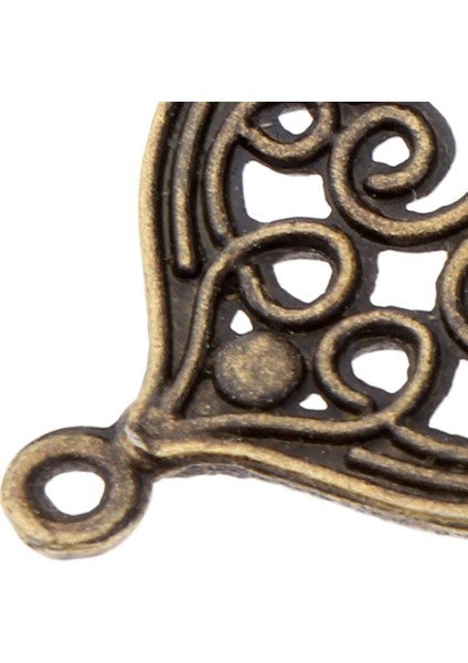 Hollow Heart Charms Kolye Antik Bronz (Yurt Dışından) fırsatları