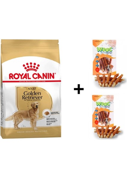 Adult Golden Retriever Özel Köpek Maması 12 kg + 2 Adet Wooc Ödül 80 gr