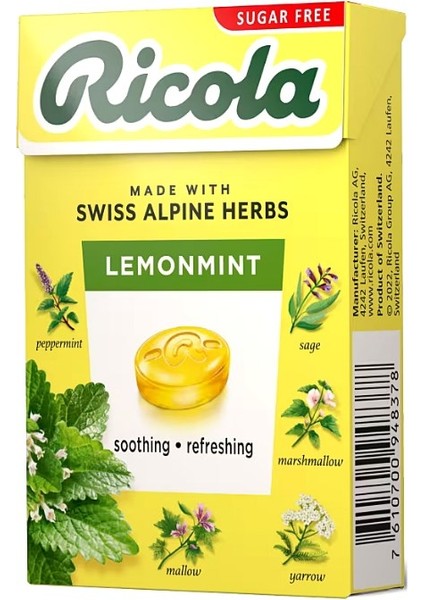 Lemon Mint Sugar Free Candy 40 G